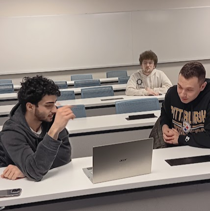 Students getting academic help