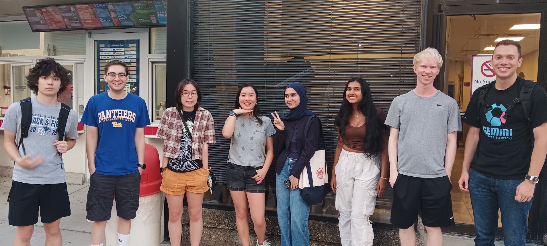 Students at an OASIS social event