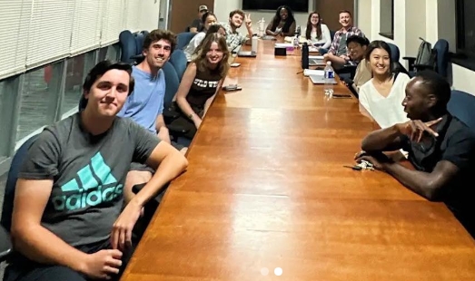 OASIS students at an event